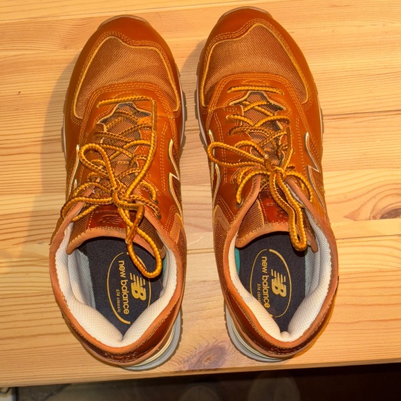 New Balance Men's 574 Cordura Sneakers Leather - Picture 4 of 6